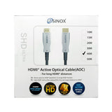 Sinox SHD HDMI™ Optisk kabel 4K60Hz+E. 40m. Sort