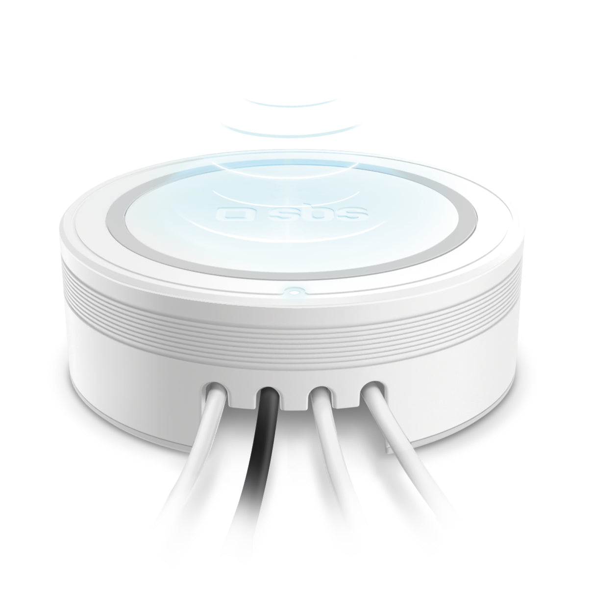SBS Opladningsstation med 2 USB-A-porte, 2 USB-C-porte og trådløs oplader. Hvid