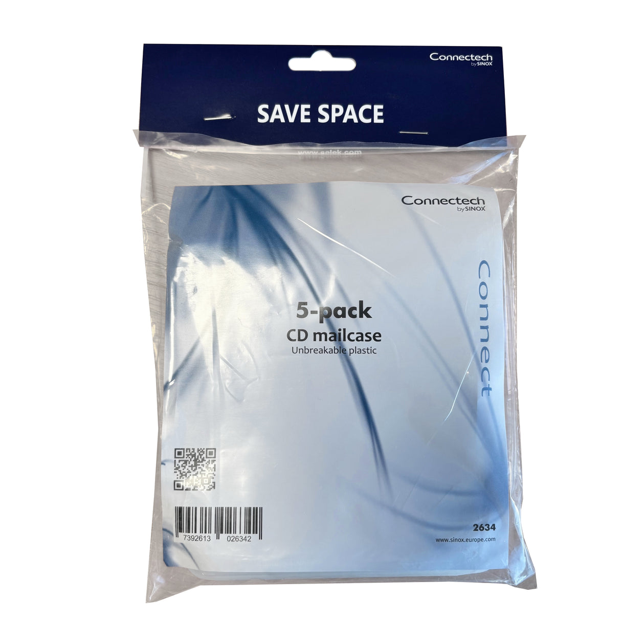 Selek CD etui. 5-pak. Gennemsigtig