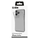 SBS Skinny cover til iPhone 14 Pro®. Gennemsigtig