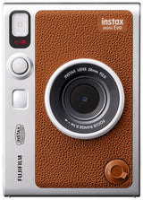 Instax Mini Evo kamera. Brun