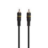 Connectech Subwoofer-kabel. 10m. Sort