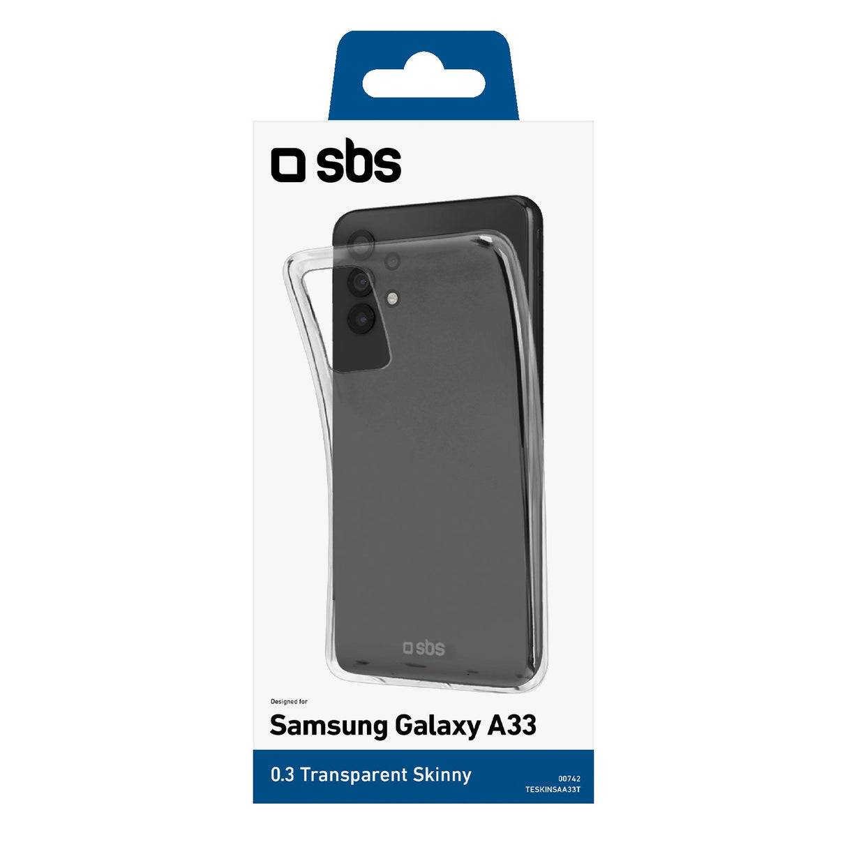 SBS Skinny cover til Samsung Galaxy A33®. Gennemsigtig