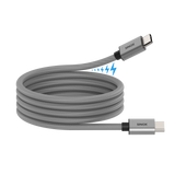 Sinox PRO USB C 2.0 magnetisk kabel. 1m. Grå