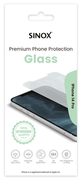 Sinox Protection Glass iPhone 14 Pro®