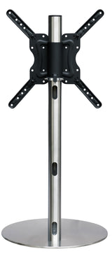 Sinox StandView TV gulvstand med drejbar top. 26"-65". Alu finish