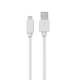 Sinox USB C til USB A kabel. 2m. Hvid
