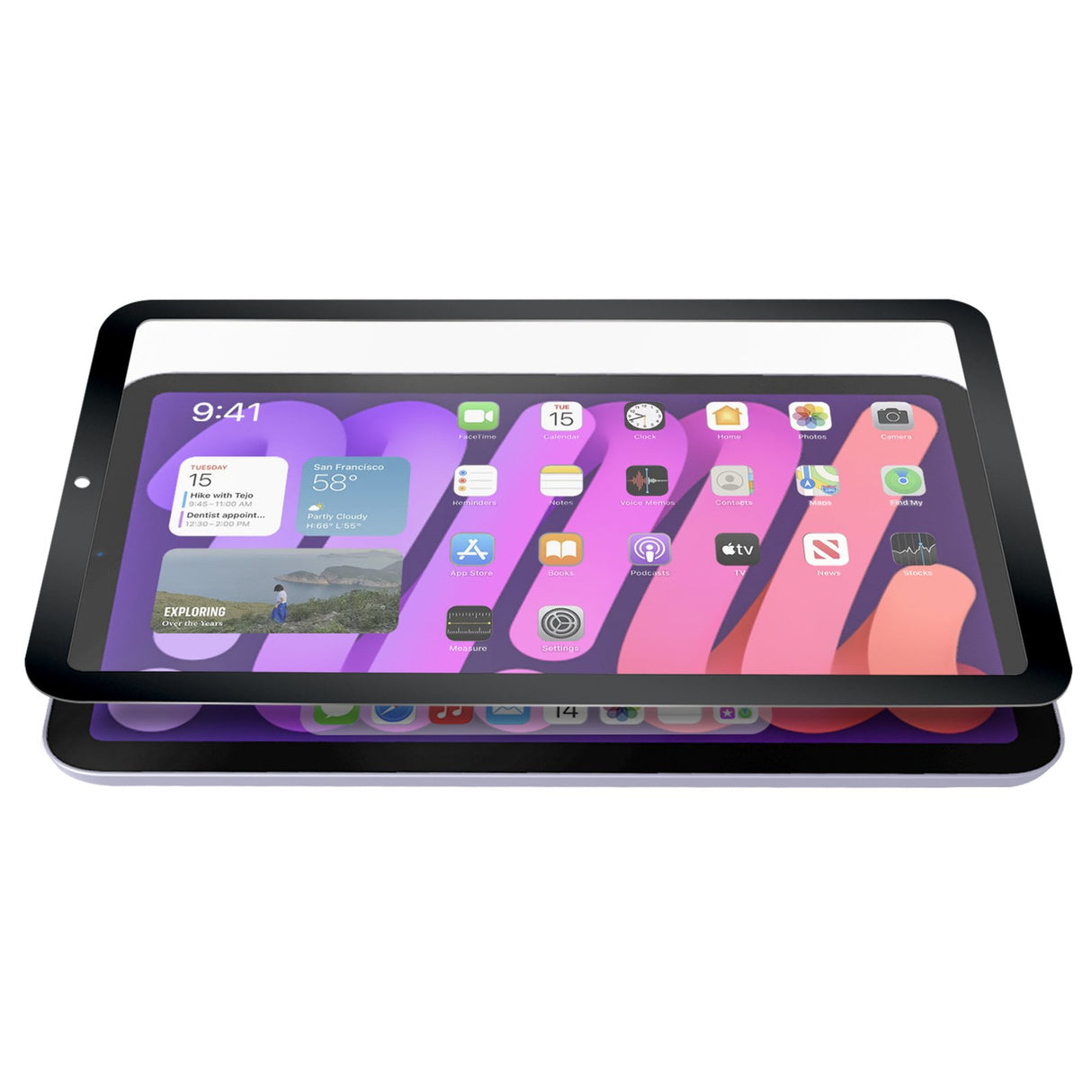 SBS beskyttelsesglas til hele skærmen i fleksibelt materiale til iPad Mini 6®