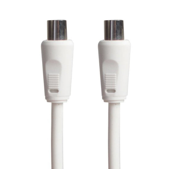 Connectech 90dB antennekabel. 10m. Hvid