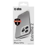 SBS Extreme X2 cover til iPhone 13 Pro®. Gennemsigtigt