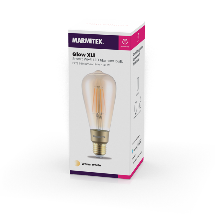 Marmitek Glow XLI. E27. Varm hvid
