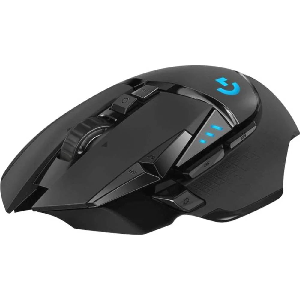 Logitech Gaming Mouse G502 LIGHTSPEED Optisk Trådløs Kabling - Sort