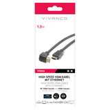 Vivanco 1,5 m HDMI-kabel med Ethernet