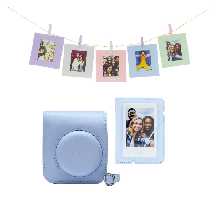 INSTAX Mini 12 Accessory Kit. Pastel Blå
