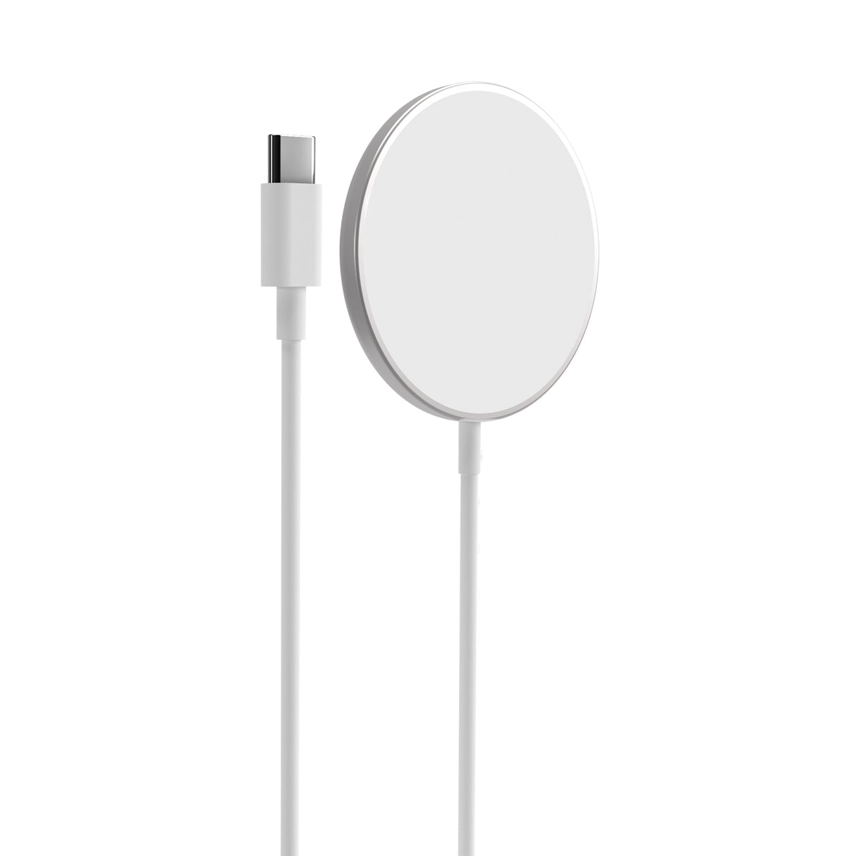 PURO magnetisk oplader USB-C MagSafe. Hvid