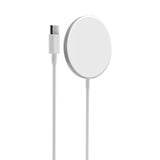 PURO magnetisk oplader USB-C MagSafe. Hvid