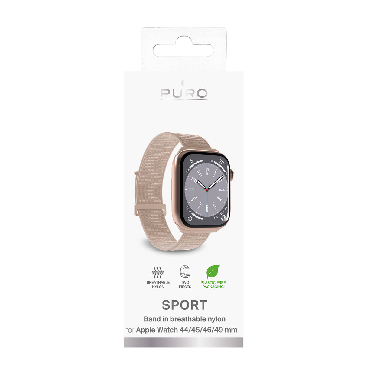 PURO sportsrem til Apple Watch 42/44/45/49 mm