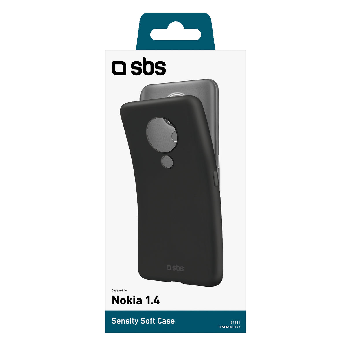 SBS Sensity cover til Nokia 1.4®. Sort