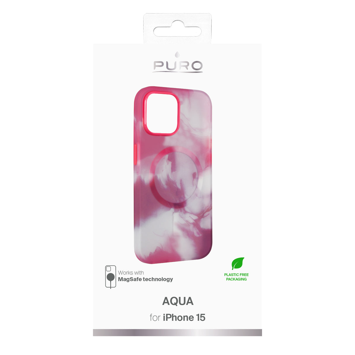 PURO Aqua Cover til iPhone 15