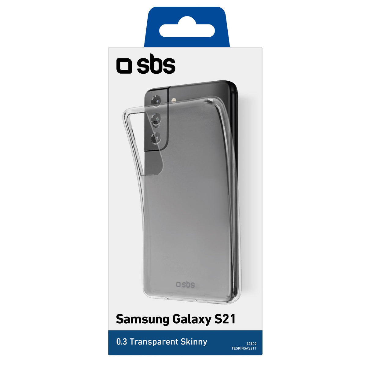 SBS Skinny cover til Samsung Galaxy S21®. Gennemsigtig