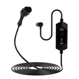 Sinox EV-opladningskabel Mode 2. 6-16A 1 fase. 5m. Sort