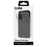 SBS Skinny cover til iPhone 12 Pro Max®. Gennemsigtig