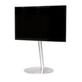 Sinox StandView TV gulvstand, vinklet med drejbar top. 26"-65". Alu finish