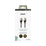 Sinox PRO X HDMI™ kabel 8K60Hz+E. Sort