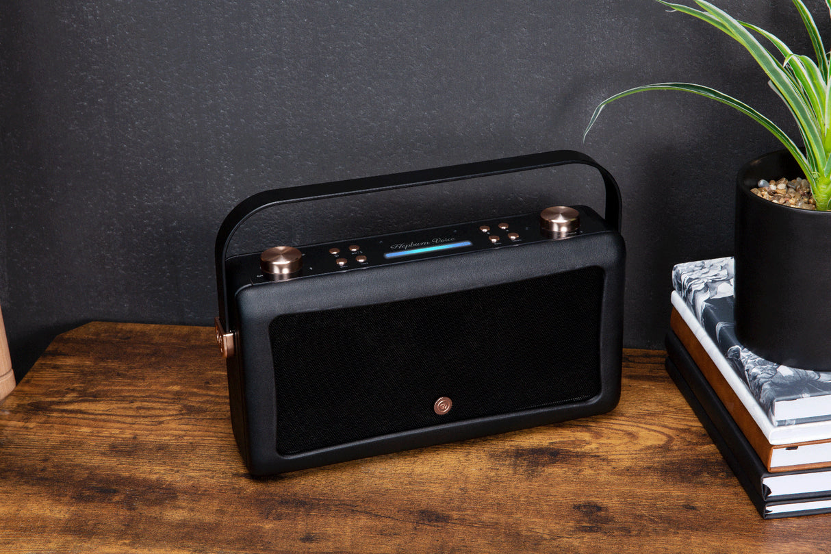 VQ Hepburn Voice Speaker. Sort/kobber