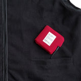 Glovii opvarmet fleecevest XL. Sort