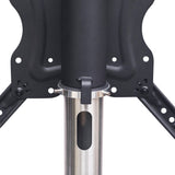 Sinox StandView TV gulvstand, vinklet med drejbar top. 26"-65". Alu finish