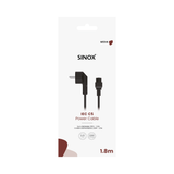 Sinox Mickey Mouse strømkabel. 1.8m. Sort