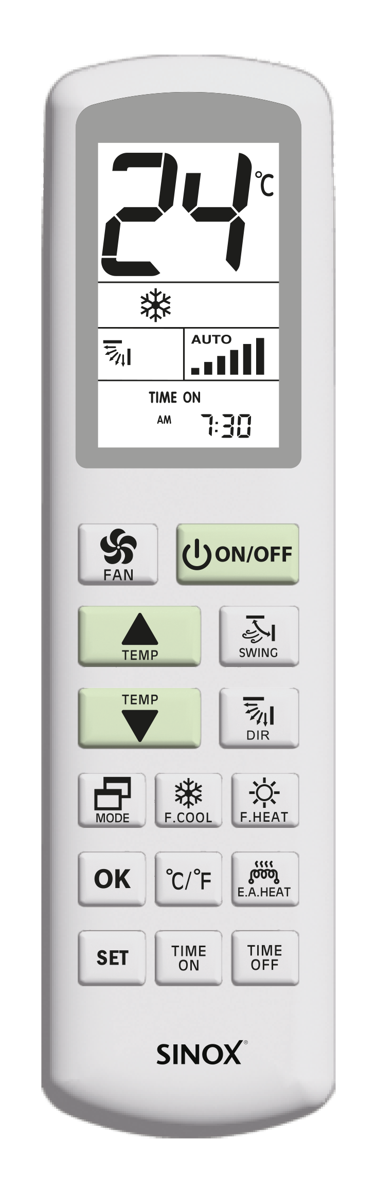 Sinox Universal Aircondition fjernbetjening