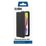 SBS Book Wallet Lite cover til Samsung Galaxy A03®. Sort
