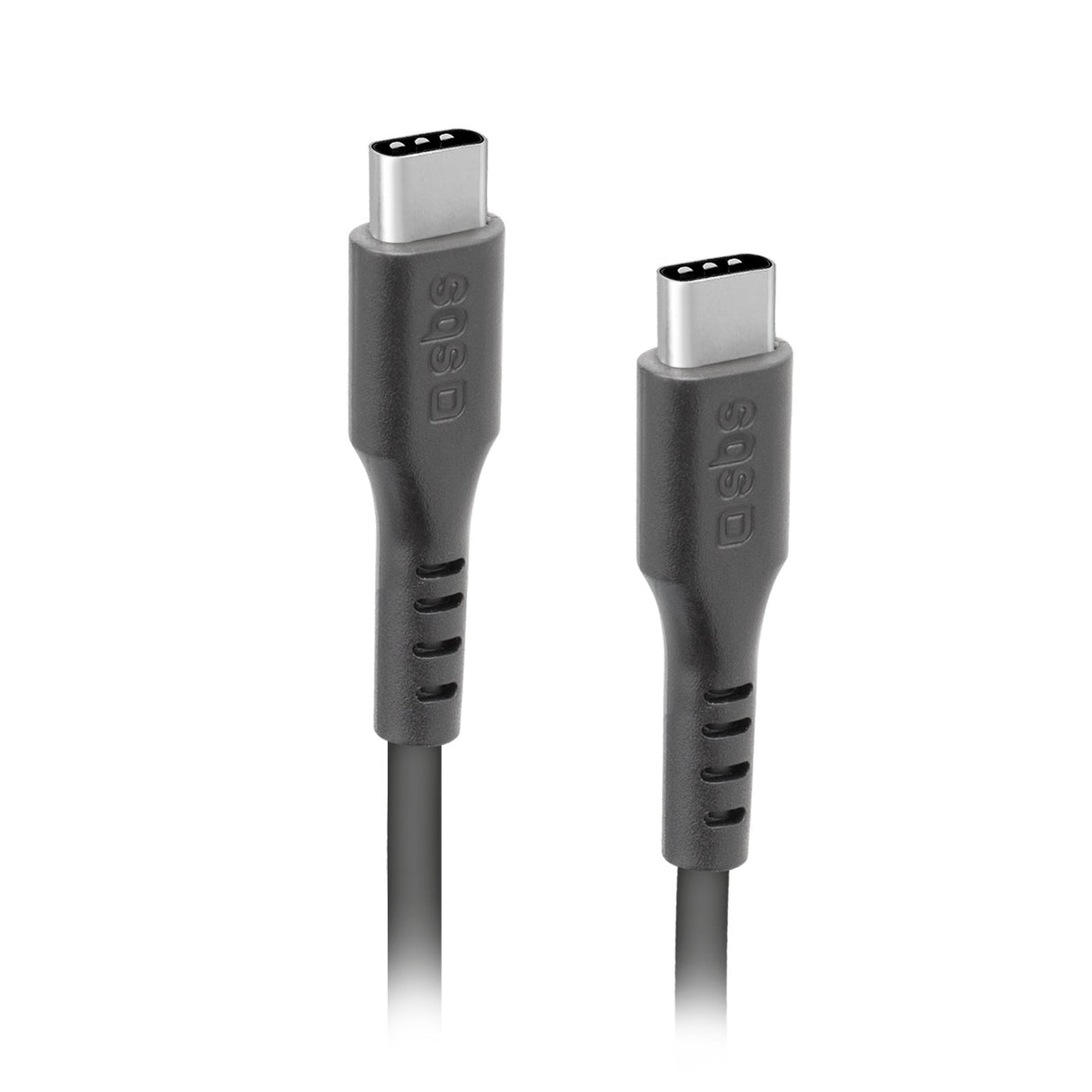 SBS USB C 2.0 kabel. 1,5m. Sort