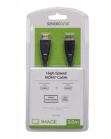 Sinox One HDMI™ kabel. 3m. Sort