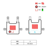 Glovii opvarmet universalvest. Sort