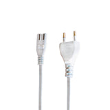 Sinox One 8-tals strømkabel. 2,5m. Hvid