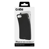 SBS Sensity cover til iPhone SE 2022 / SE 2020 / 8 / 7®. Sort