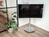 Sinox StandView TV gulvstand med drejbar top. 26"-65". Alu finish