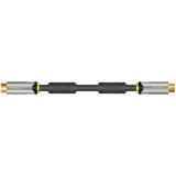 Sinox SHD antennekabel. 3m. Sort