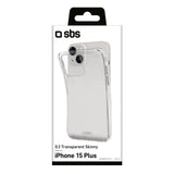 SBS Skinny cover til iPhone 15 Plus®. Gennemsigtig