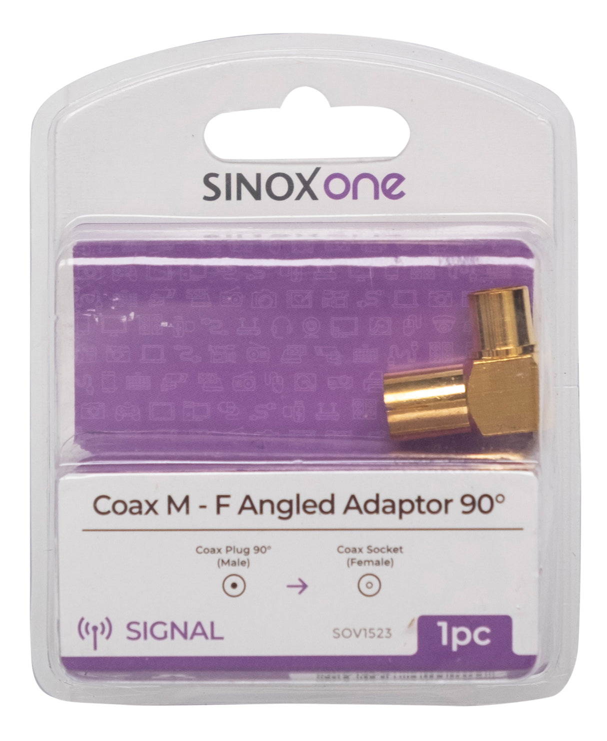 Sinox-antenne 90° adapter