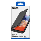 SBS Book Wallet Lite cover til Samsung Galaxy A14 4G/5G®. Sort