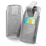 SBS universel lomme til mobil op til 5,5". Sølv