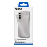 SBS Skinny cover til Samsung Galaxy A34®. Gennemsigtig