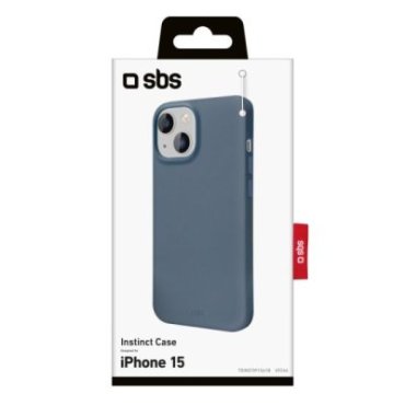 SBS Instinct-cover til iPhone 15. Blå