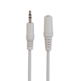 Connectech 3,5mm mini jack forlængerkabel. 3m. Hvid