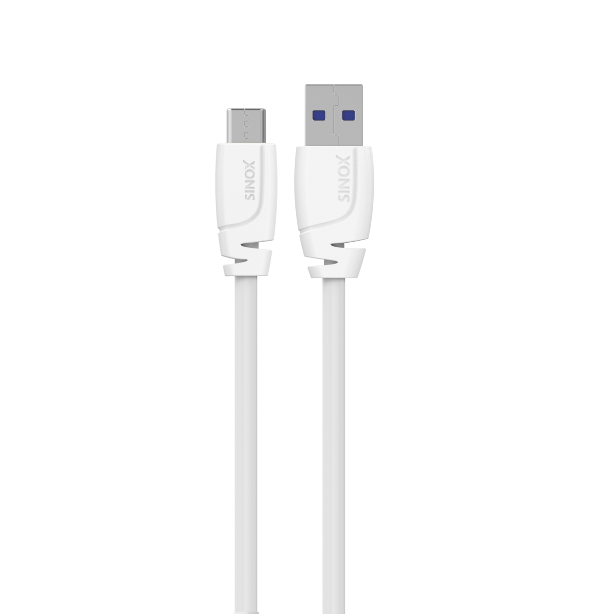 Sinox USB C til USB A-kabel. 1m. Hvid