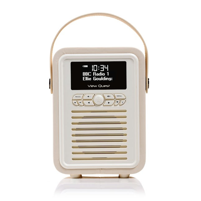 VQ Retro Mini radio. Cream